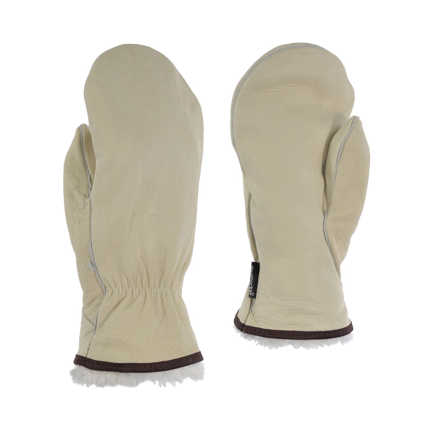 Mitaine 10/4 44502L en cuir avec doublure amovible, Couleur: Tan, Grandeur: 2XL