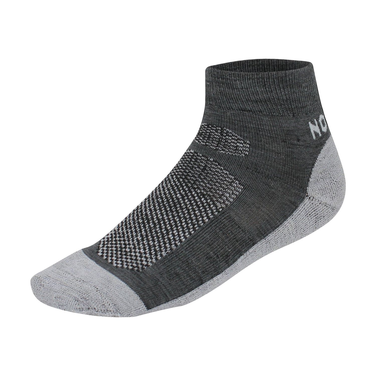 Bas de plein air court Norfin 84327 56% laine 24% acrylique 19% polyester 1% elasthanne, Couleur: Gris, Grandeur: L