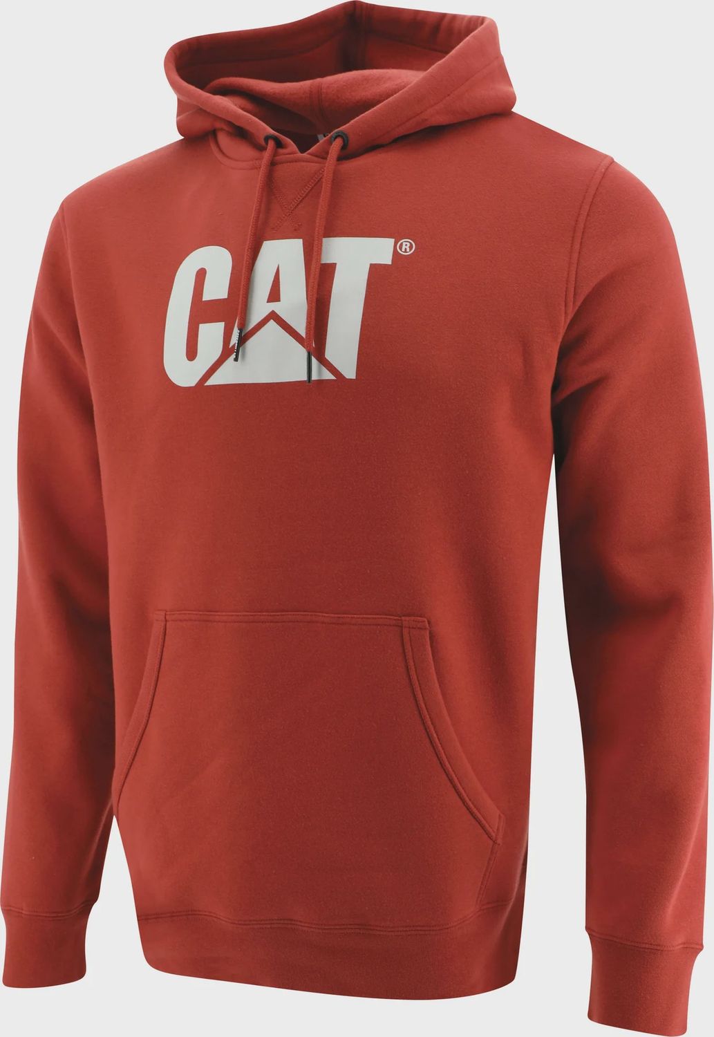 Hoodie Caterpillar Foundation 80% coton et 20% polyester, Couleur: Brique, Grandeur: L