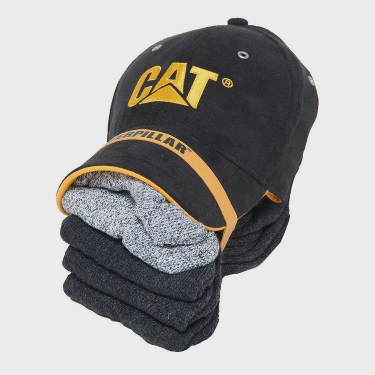Ensemble Casquette et Bas de travail 44CAT1490005 Caterpillar, Grandeur: 9-12