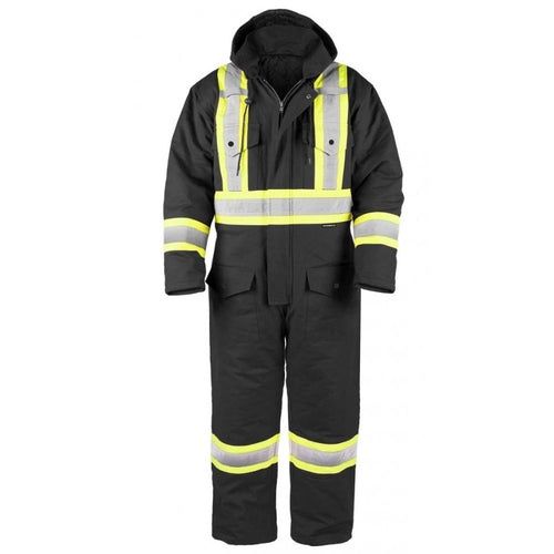 Combinaison Terra 116571 Haute visibilité isolée duck, Couleur: Noir, Grandeur: 2XL