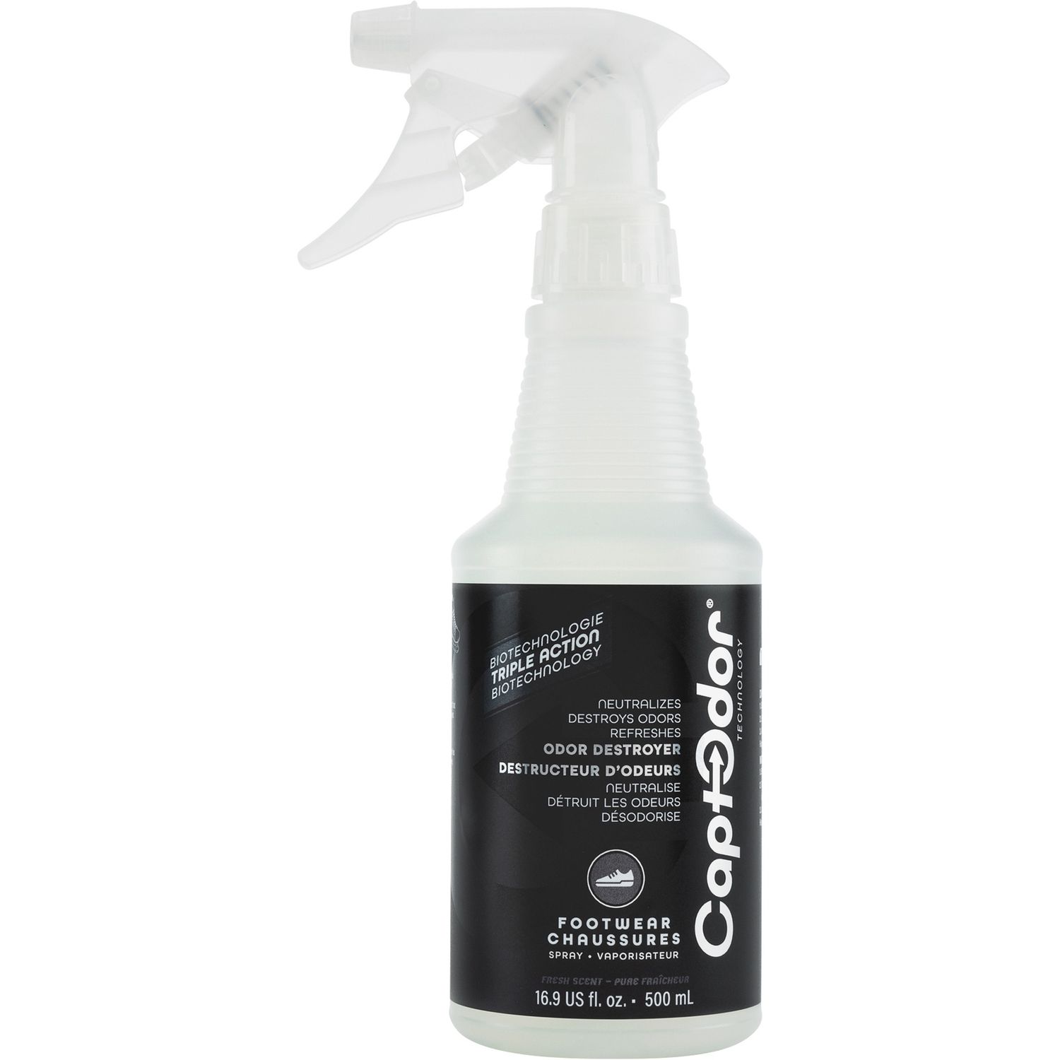 Spray Captodor T9007001500 Anti-odeur 500mL, Type: UNIQUE