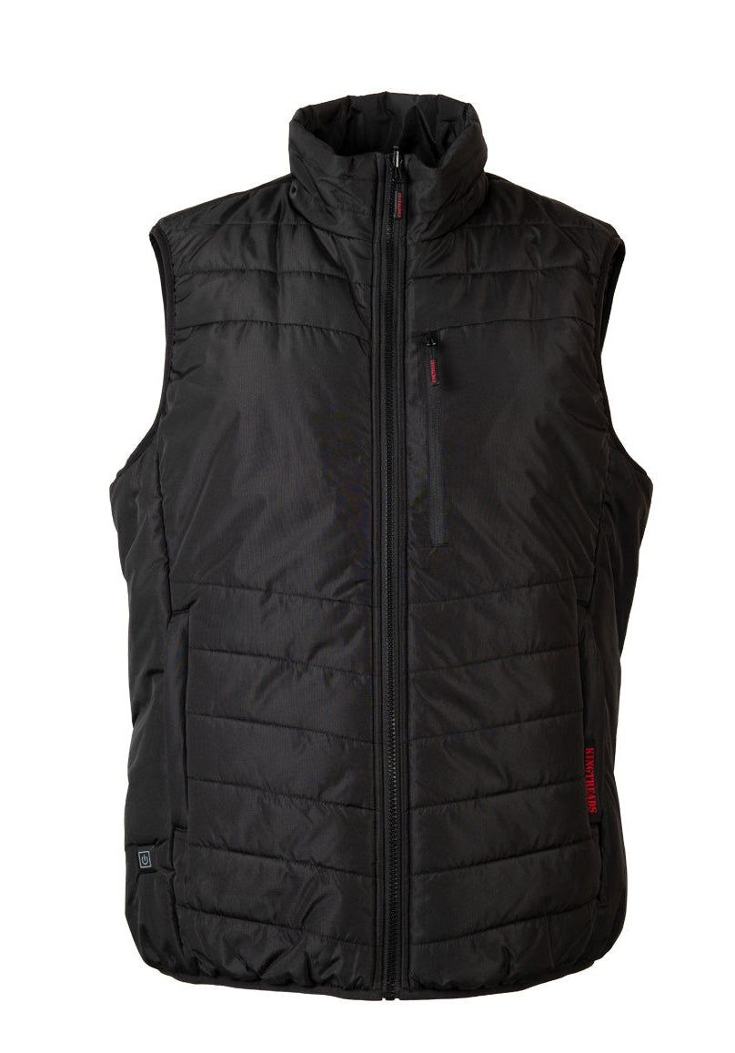 Veste chauffante Kingtreads 956070-112, Couleur: Noir, Grandeur: 2XL