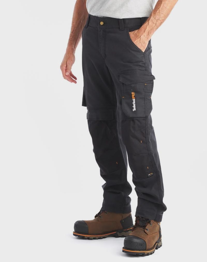 Pantalon de travail Timberland PRO TB0A1OYL toile technique gridflex respirante, Couleur: Noir, Grandeur: 32, Longueur: 32