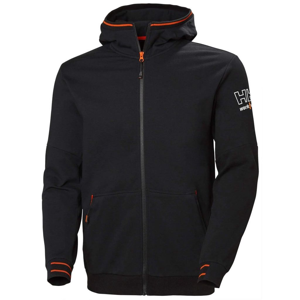 Hoodie Helly Hansen 79243 Kensington Zip Coton et élasthanne, Couleur: Noir, Grandeur: 2XL