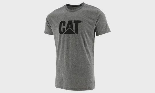 T-shirt CAT 885300 60% coton, 40% polyester, Couleur: Gris, Grandeur: 2XL