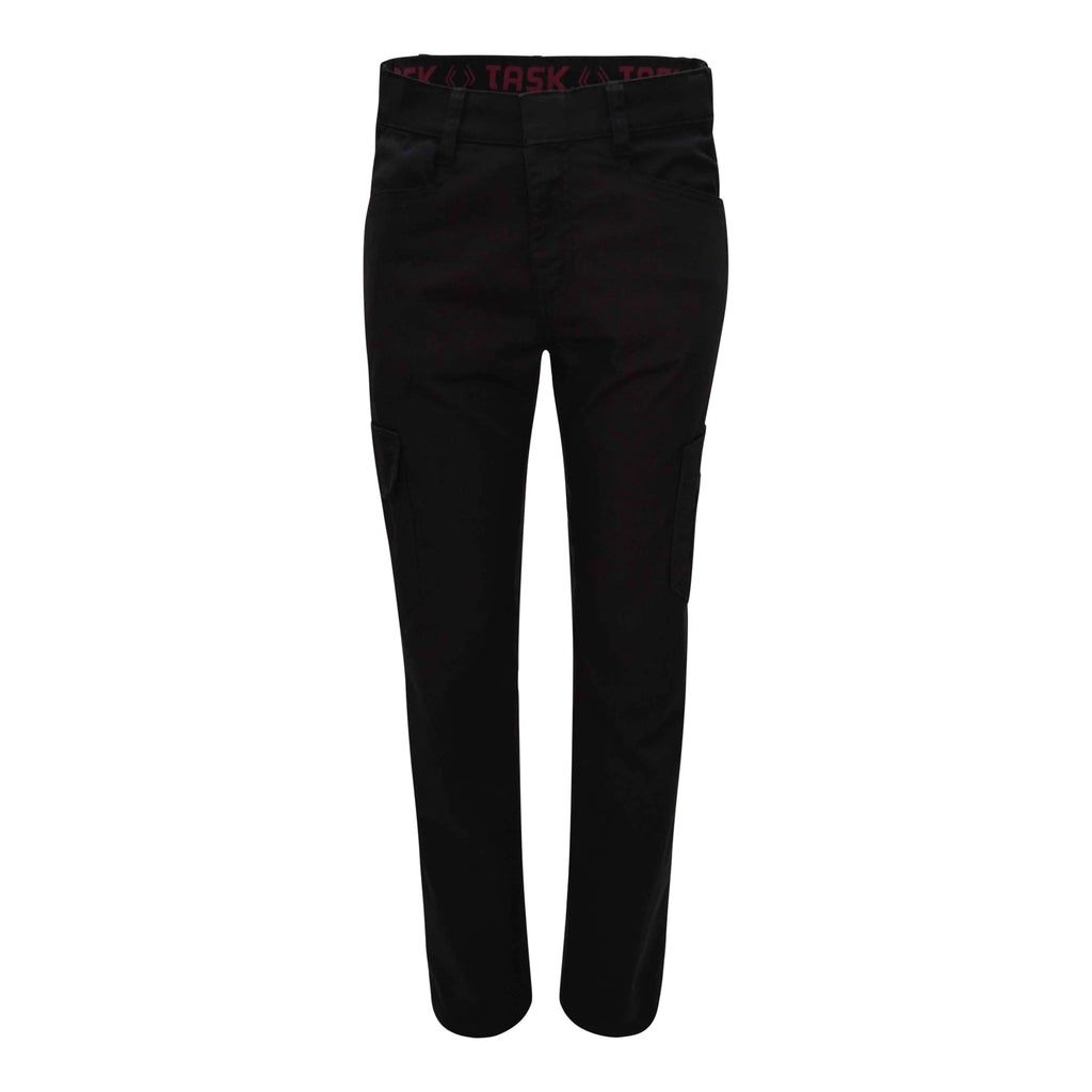 PANTALON WRTK TKE8050 CARGO EXTENSIBLE DAME, Couleur: Noir, Grandeur: 8, Longueur: 34
