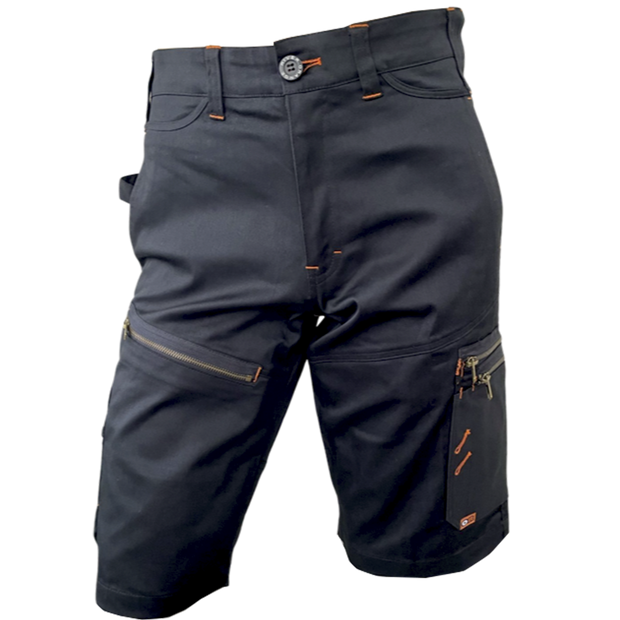 Shorts de travail Orange River MAX Teflon, Couleur: Noir, Grandeur: 36