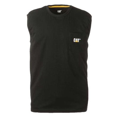 Chemise sans manches CAT W07074 100% coton