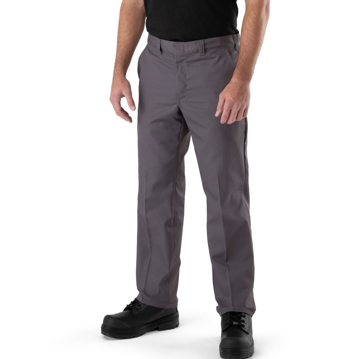 Pantalon de Travail Big Bill 2947 -Gris-Blanc-Vert- Taille basse *Commande spéciale*