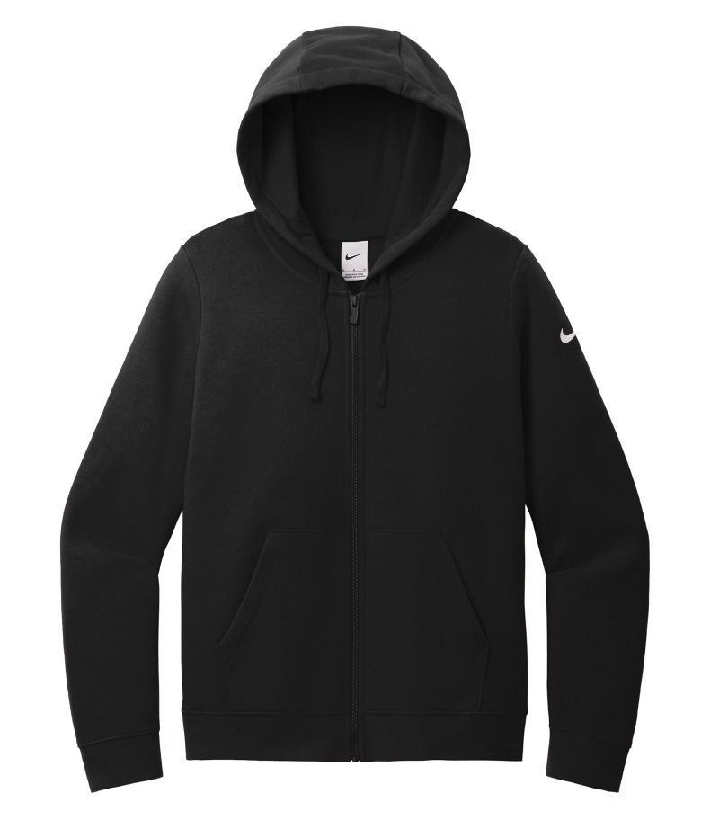 Veste Nike NKFD9890 Club Fleece Sleeve Swoosh, Couleur: Noir, Grandeur: L
