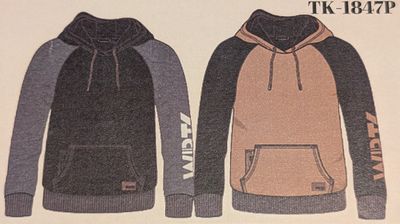 Hoodie WRTK TK-1847P Laminé bicolore