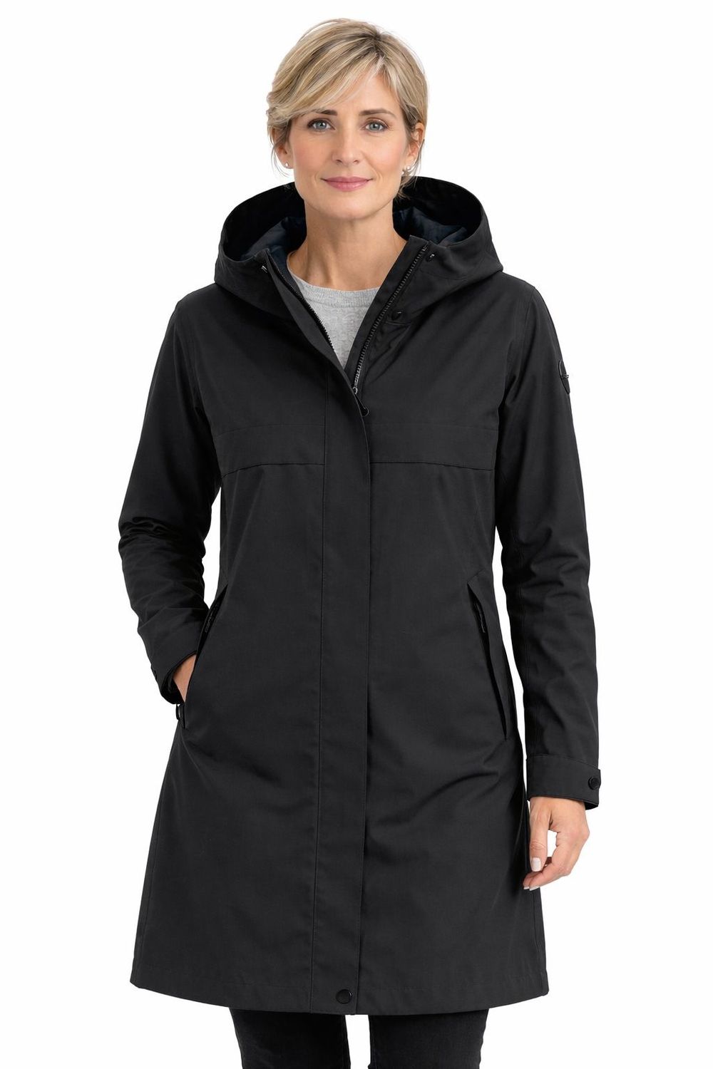 Manteau imperméable Giga DX GS 83 44023 pour Femme, Couleur: Noir, Grandeur: 6