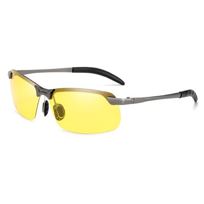 Glasses Men&#39;s Polarized Sunglasses Color-Changing Sunglasses Day And Night Driving Glasses Night Vision