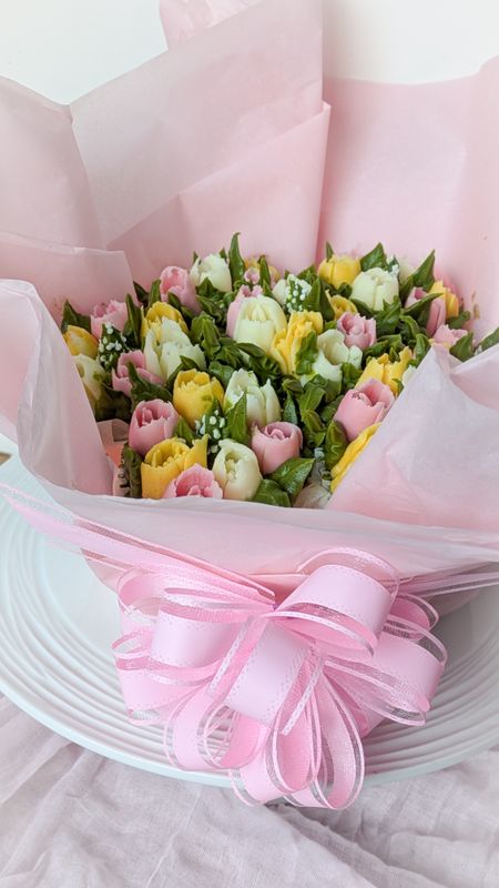 Mother's day - cupcake bouquet - Tulips