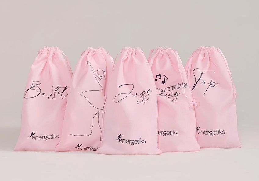 Energetiks Dance Shoe Bag Pink- DSB02