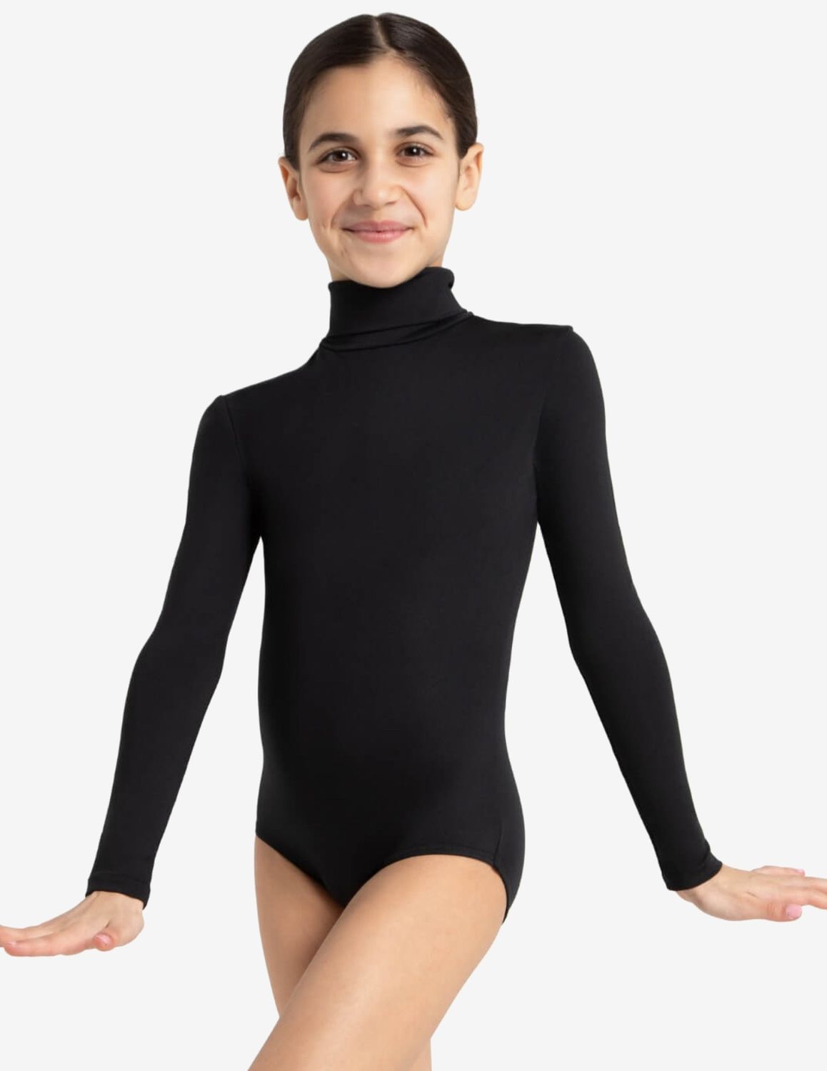 Capezio Long Sleeve Turtleneck Leotard - Girls TB123C