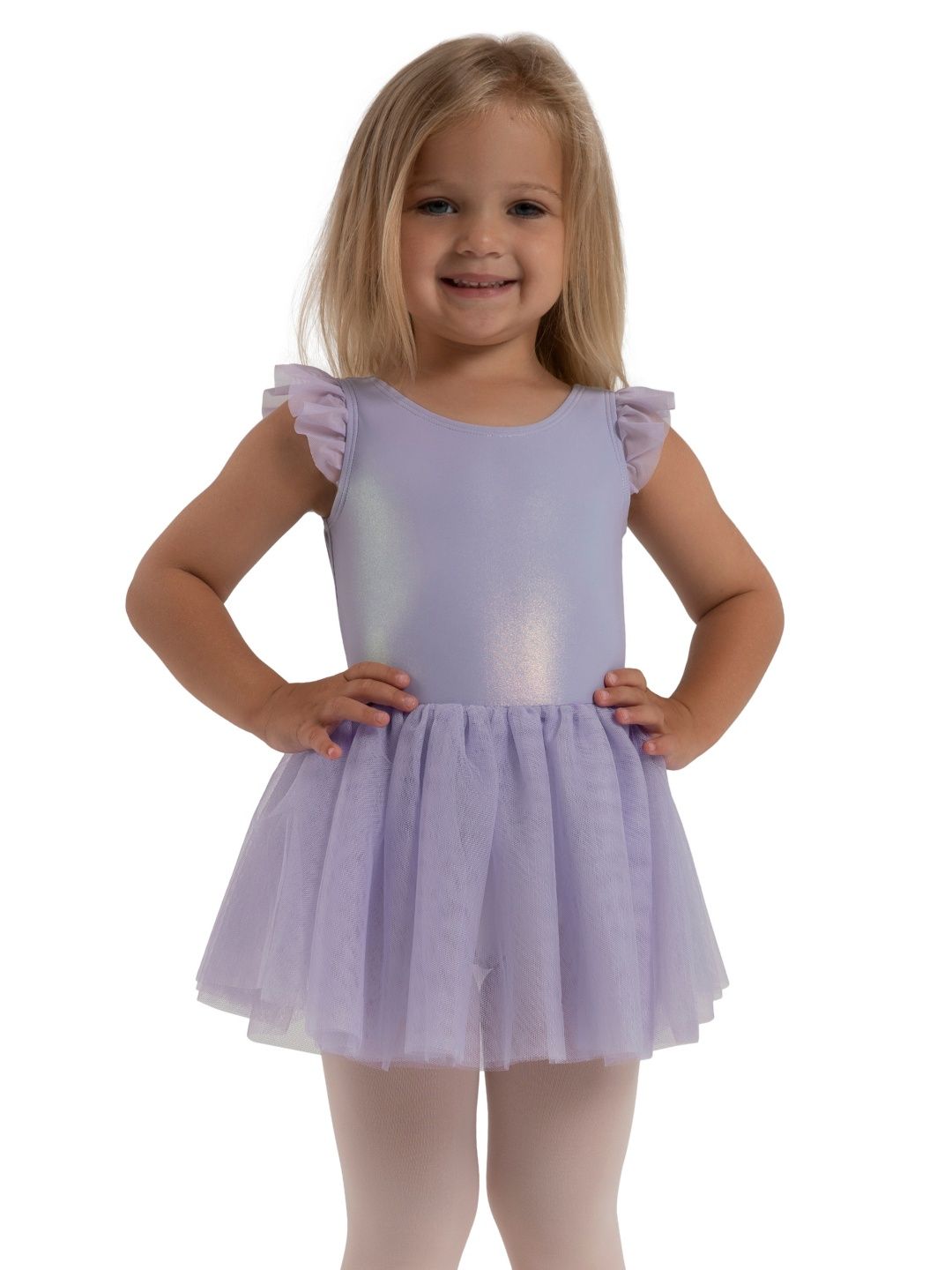 Capezio Voyage Dress - Child 12283C, Colour: Lavender, Size: Child Small