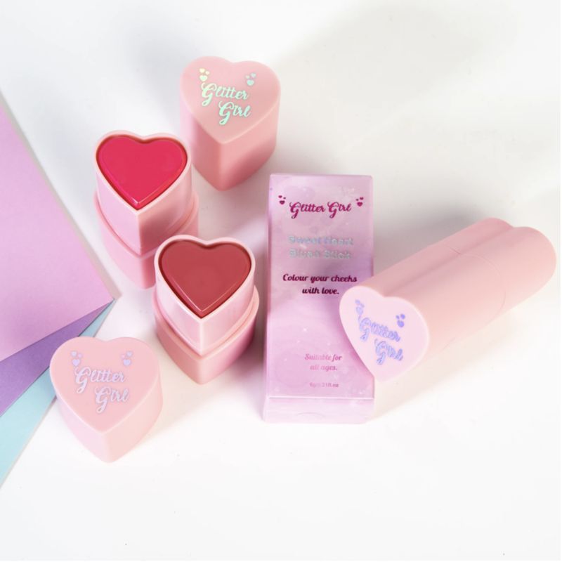 Glitter Girl Makeup Sweet Heart Blush Stick