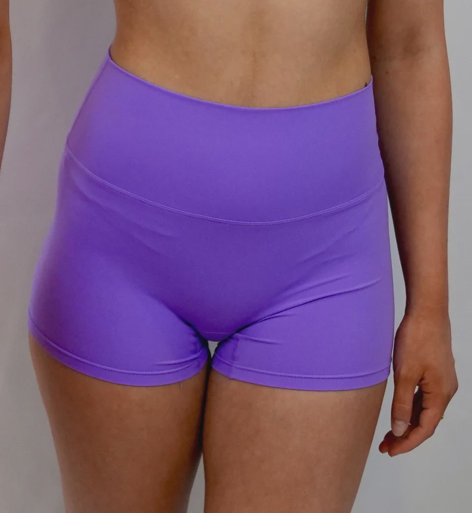 Biker Shorts - Cheer Pro Apparel, Colour: Lilac, Size: Adult Small