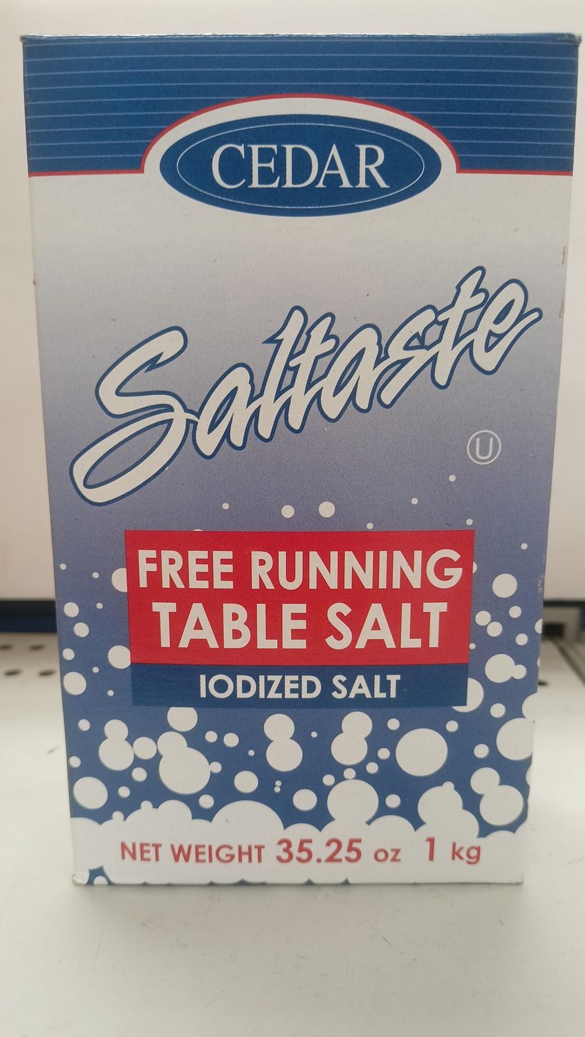Cedar - Table Salt Iodized 1kg