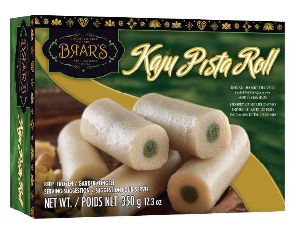 Brar&#39;s Frozen - Kaju Pista Roll 350g