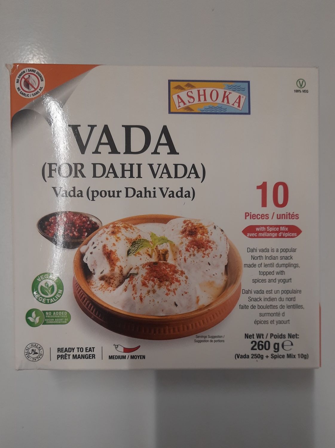 Ashoka Frozen - Punjabi Dahi Vada 10pc