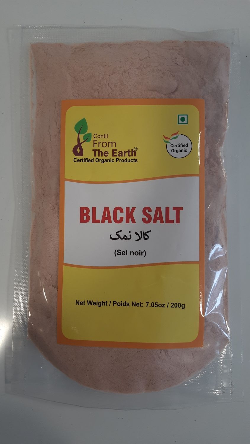 From the Earth - Organic Black Salt 200g