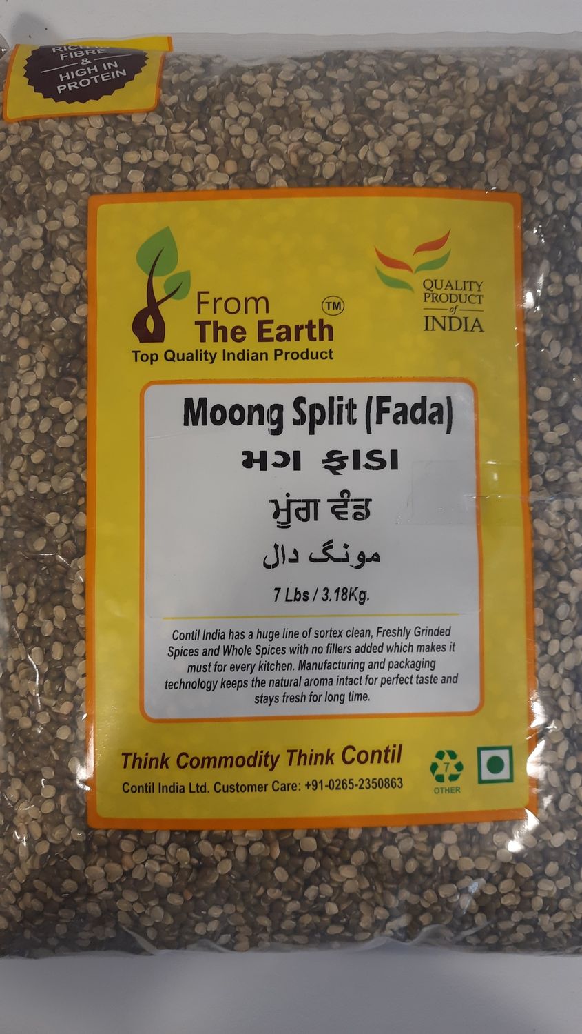 From the Earth - Moong Split 7lb