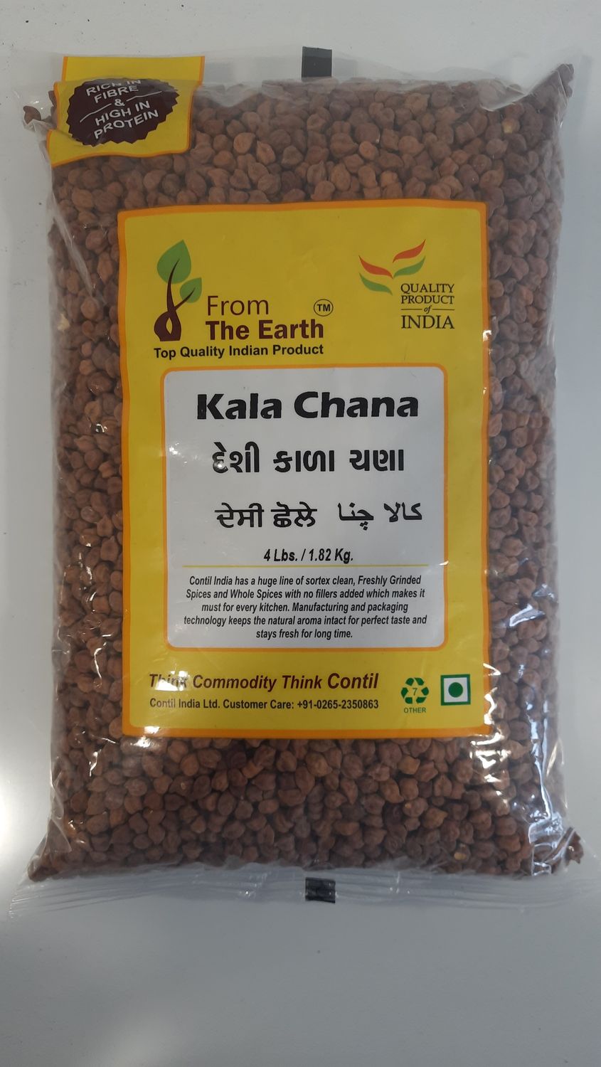 From the Earth - Desi Kala Chana 4lb