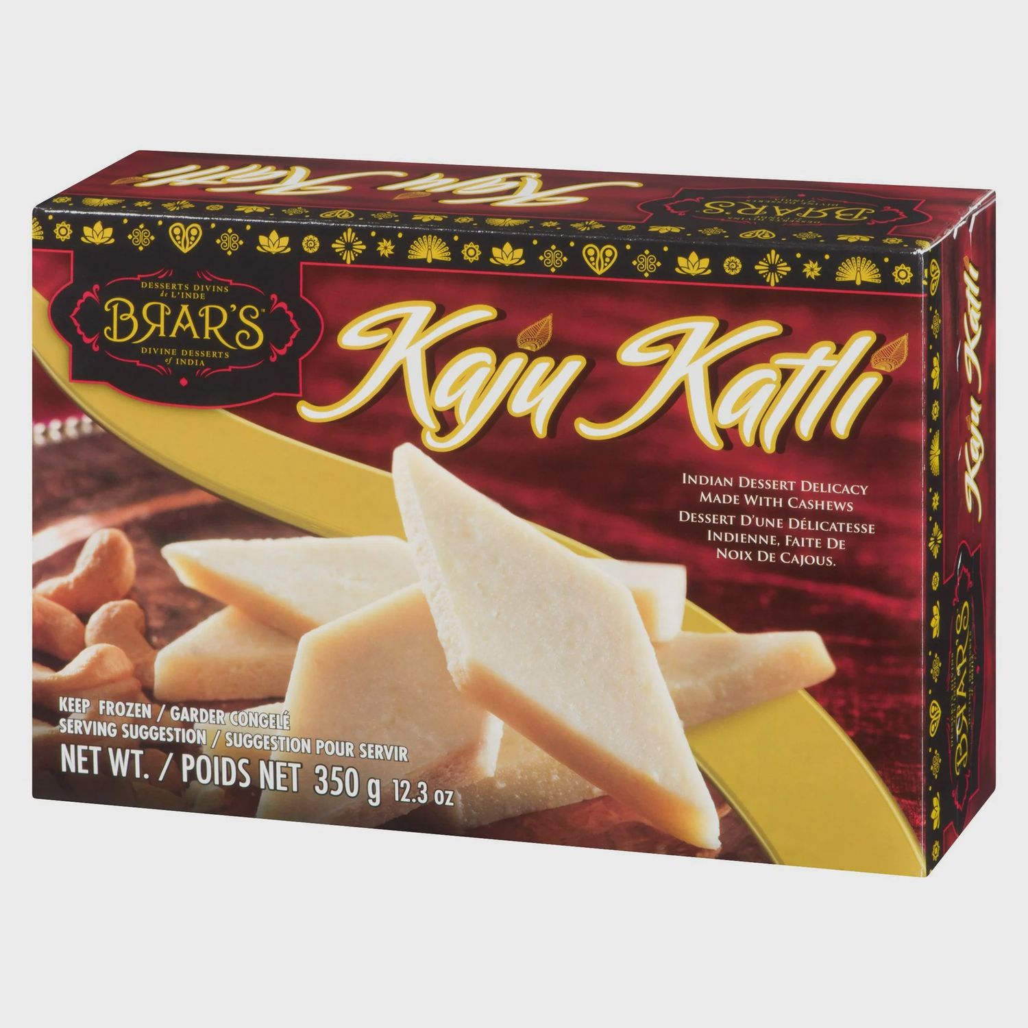 Brar&#39;s Frozen - Kaju Katli 350g
