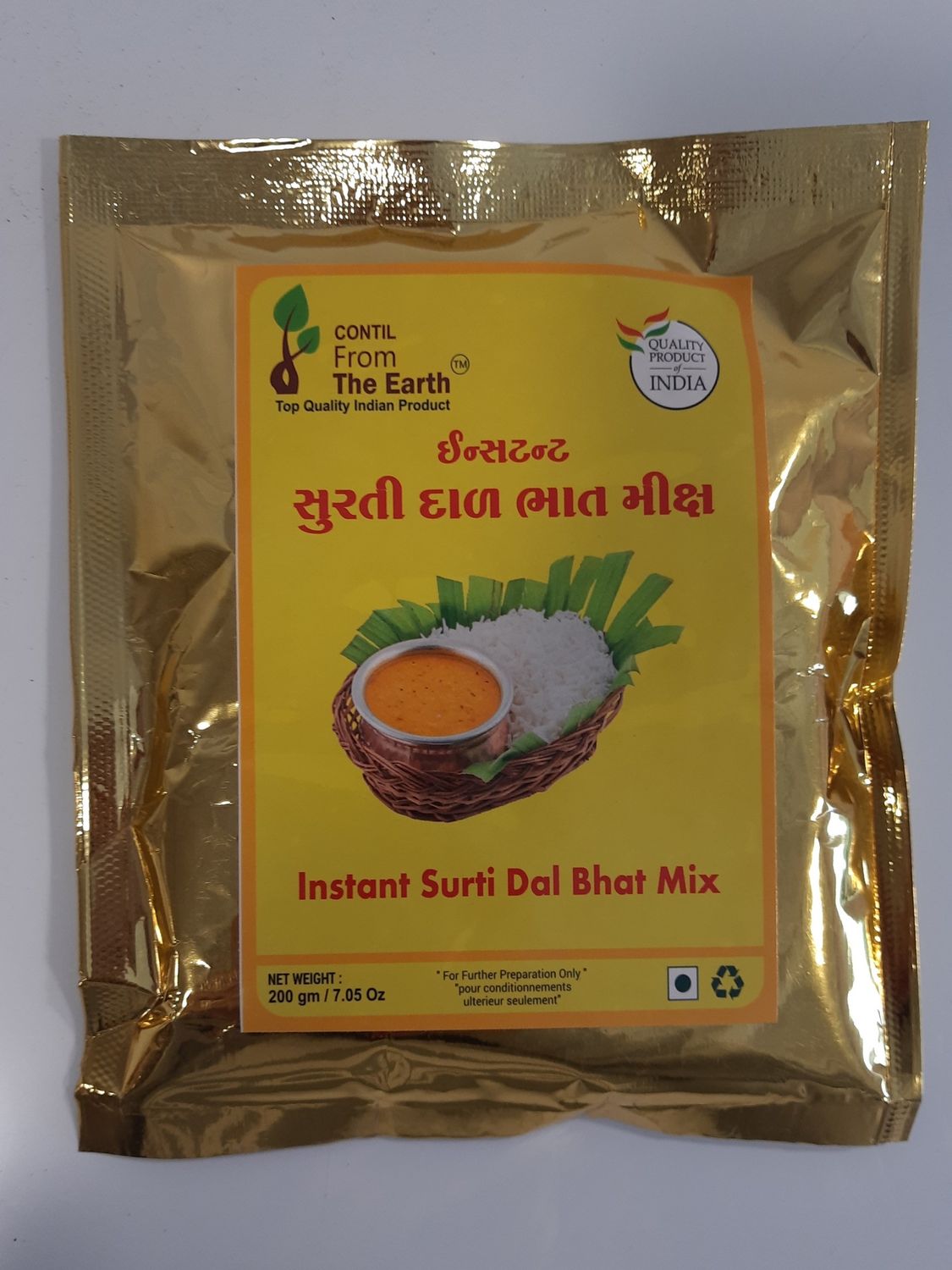 From the Earth - Instant Surti Dal Bhat 200g