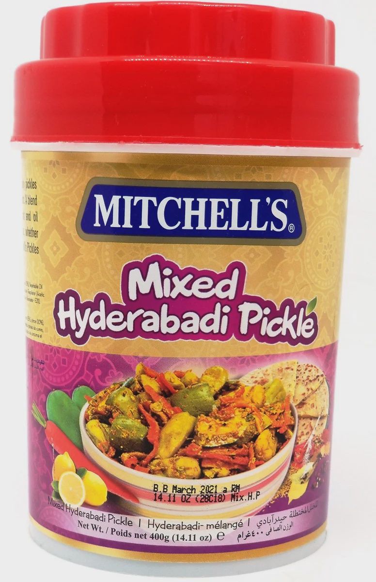 Mitchell&#39;s - Hyderabadi Mixed Pickle 400g