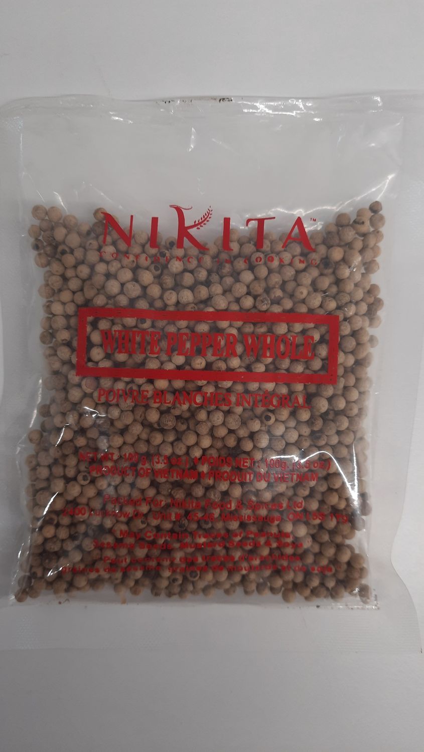 Nikita - White Pepper Whole 100g