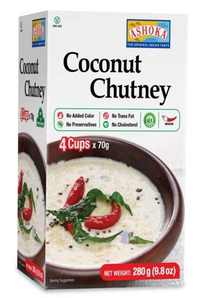 Ashoka Frozen - Coconut Chutney 4pc