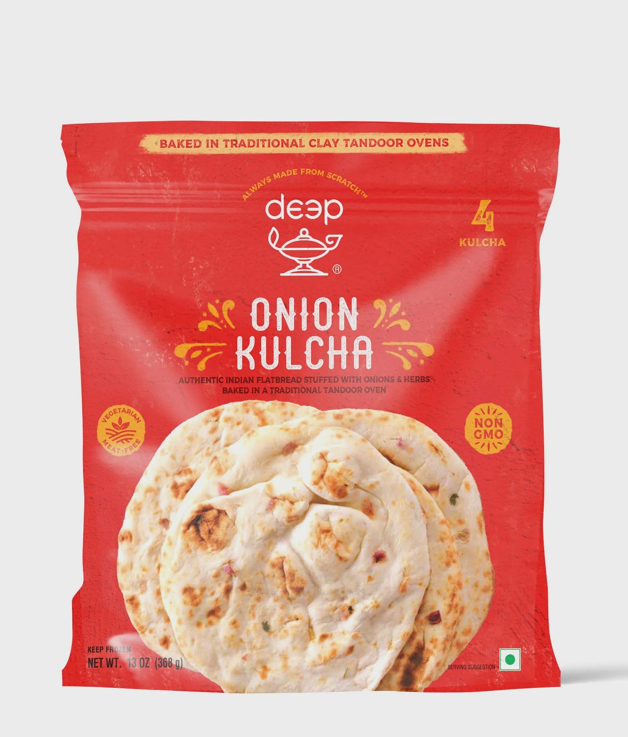 Deep Frozen - Onion Kulcha 4Pcs