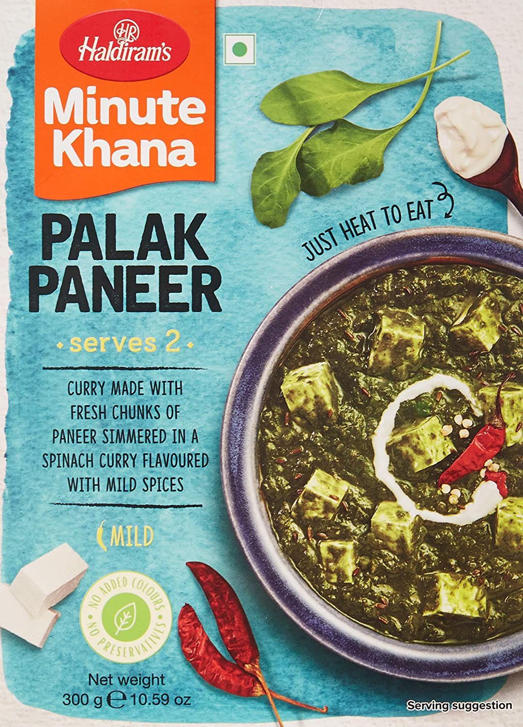 Haldiram&#39;s - RTE Palak Paneer 300g