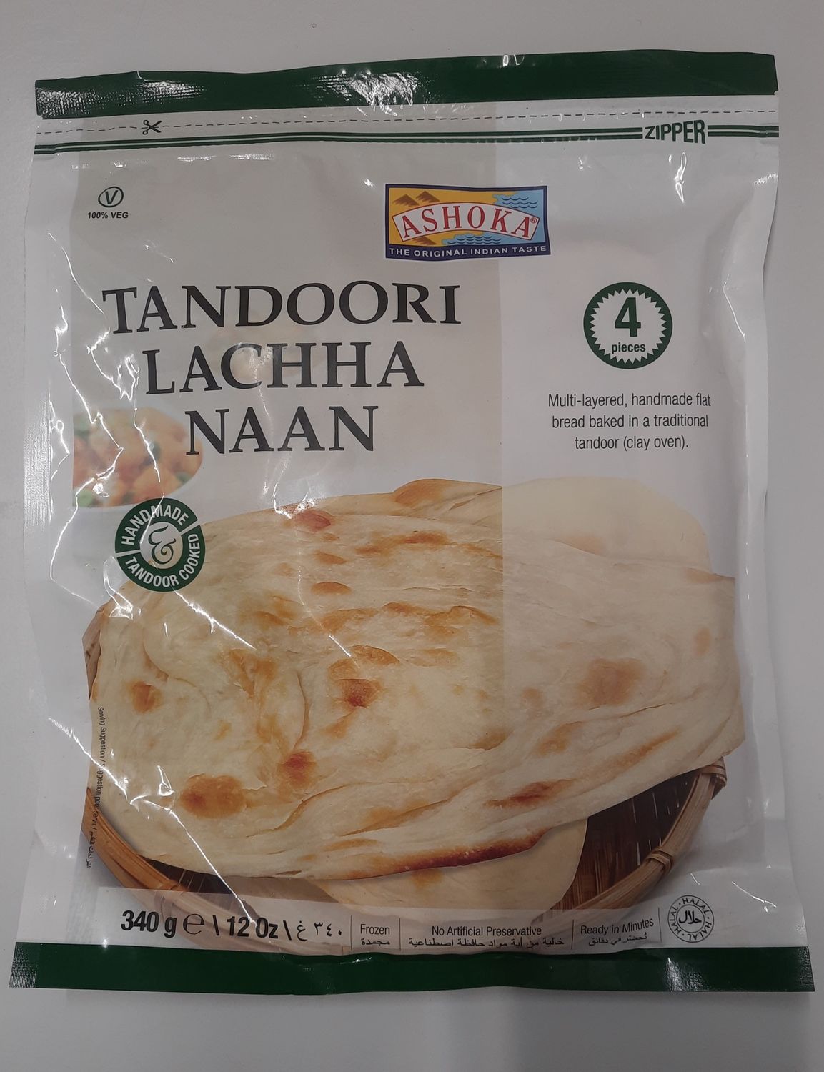 Ashoka Frozen - Tandoori Lachha Naan 4pc
