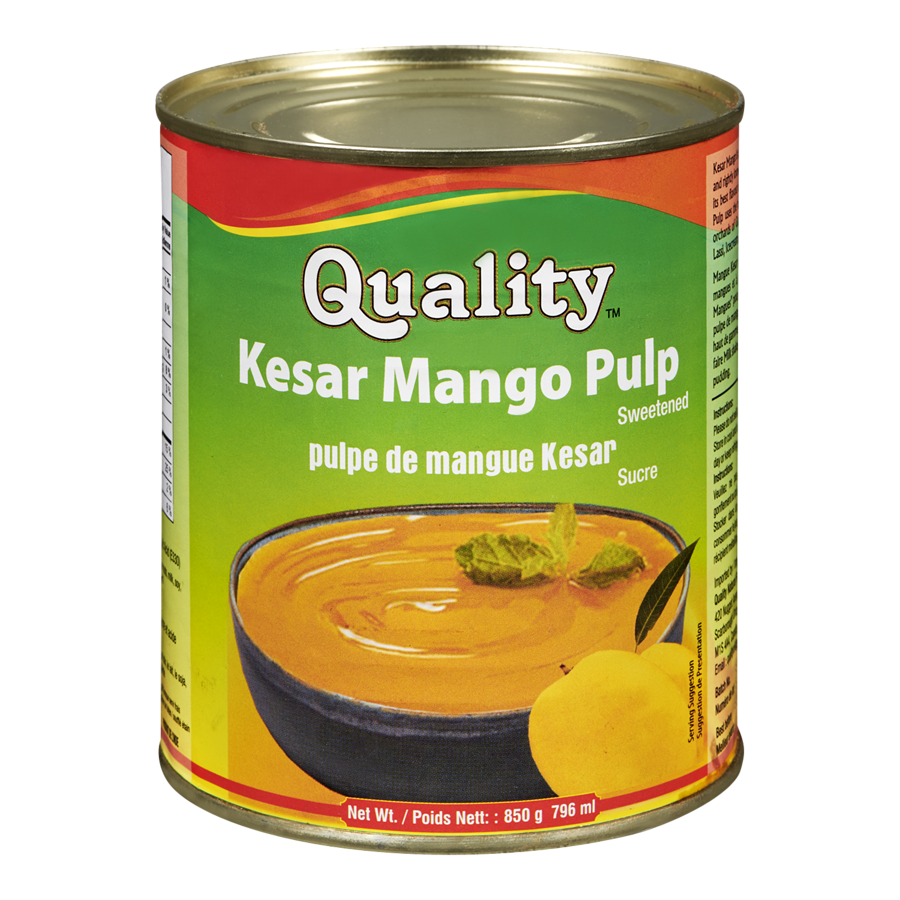 Quality - Kesar Mango Pulp Canned 850g