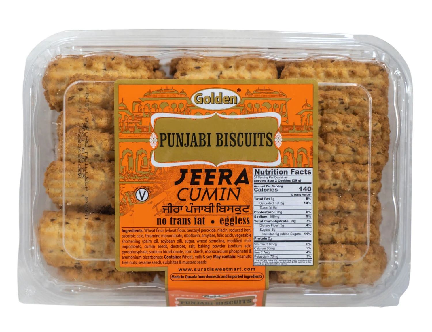 Golden - Jeera Punjabi Biscuits 2.5lb