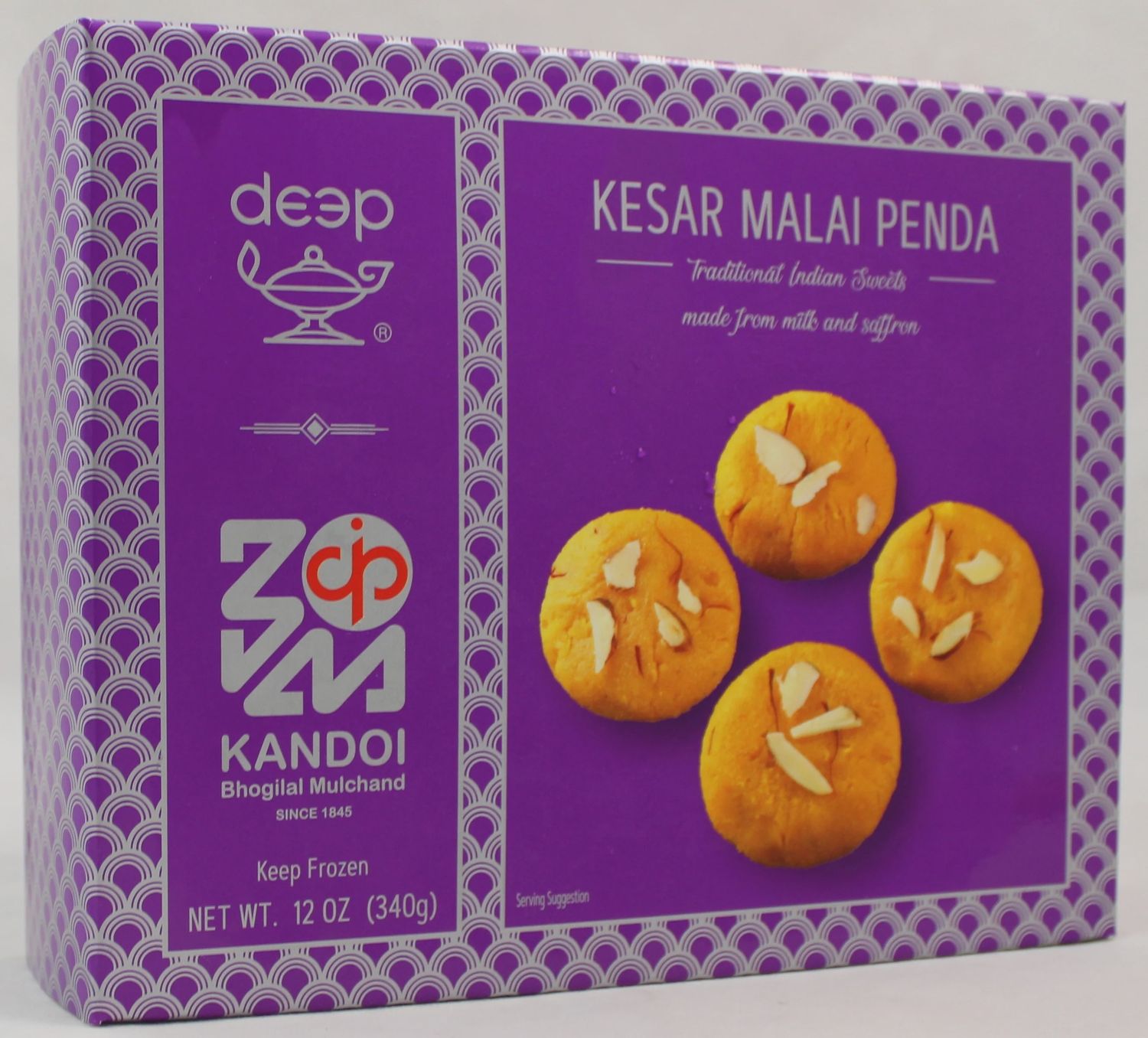 Deep Frozen - Mithai Kesar Malai Peda 12pc