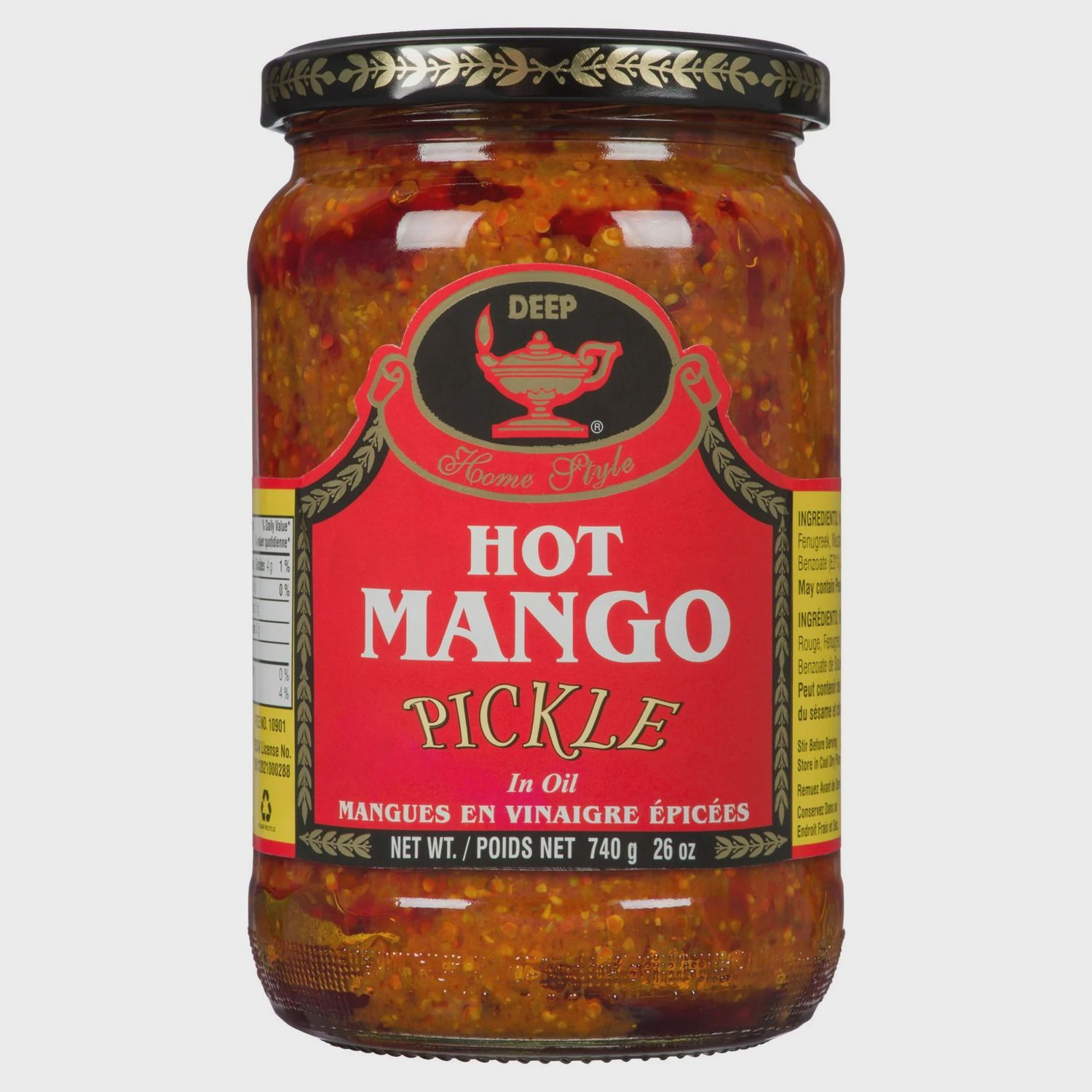 Deep - Hot Mango Pickle 720g
