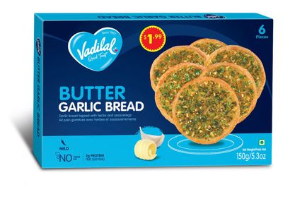 Vadilal Frozen - Butter Garlic Bread 150g