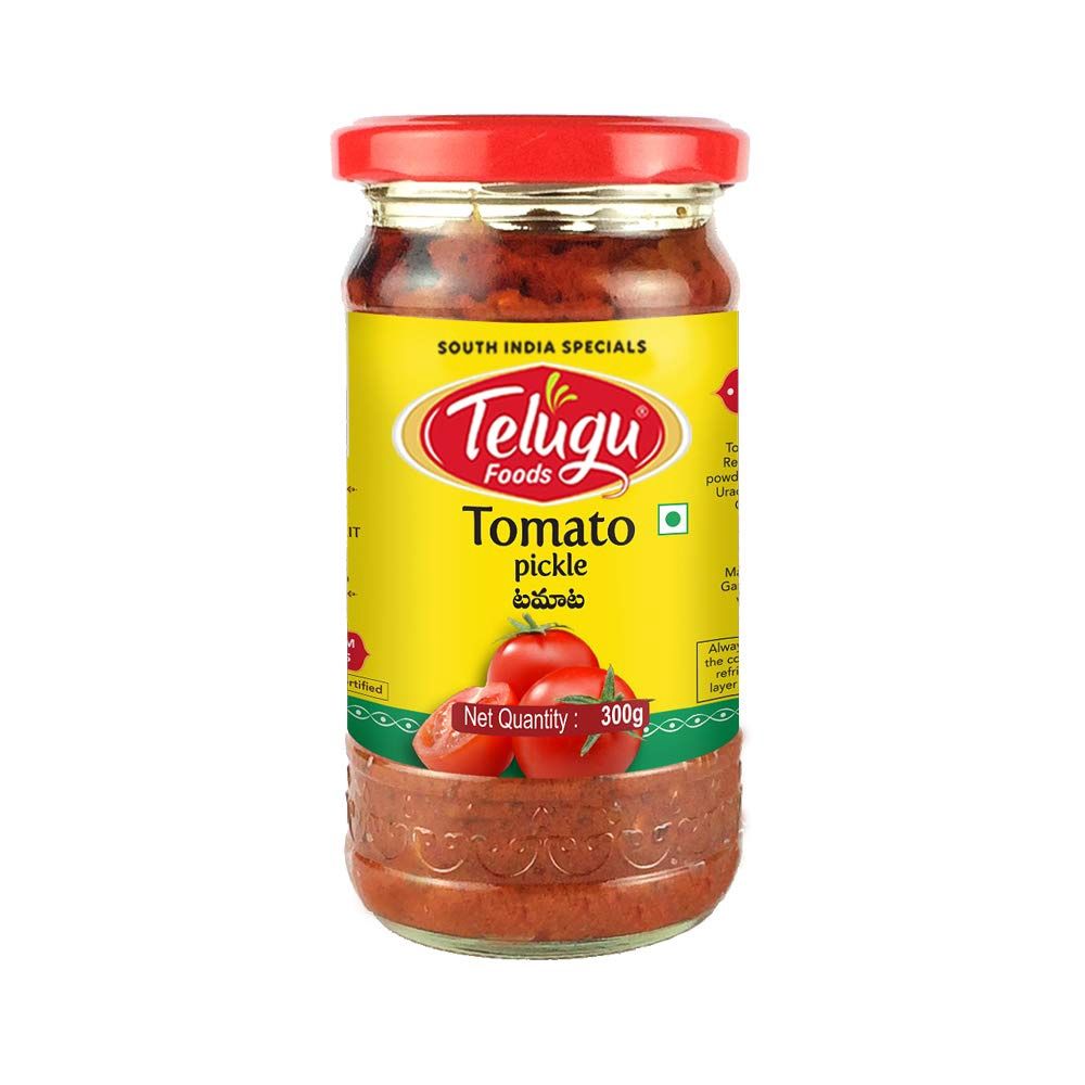 Telugu Foods - Tomato Pickle Without Garlic 300g