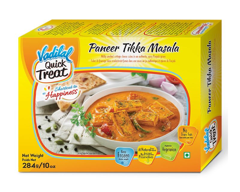Vadilal Frozen RTE - Paneer Tikka Masala 284g