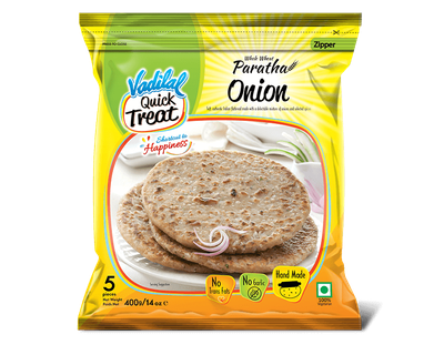 Vadilal Frozen - Paneer Onion Paratha 400g