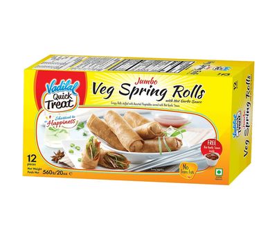 Vadilal Frozen - Veg Spring Rolls 560g