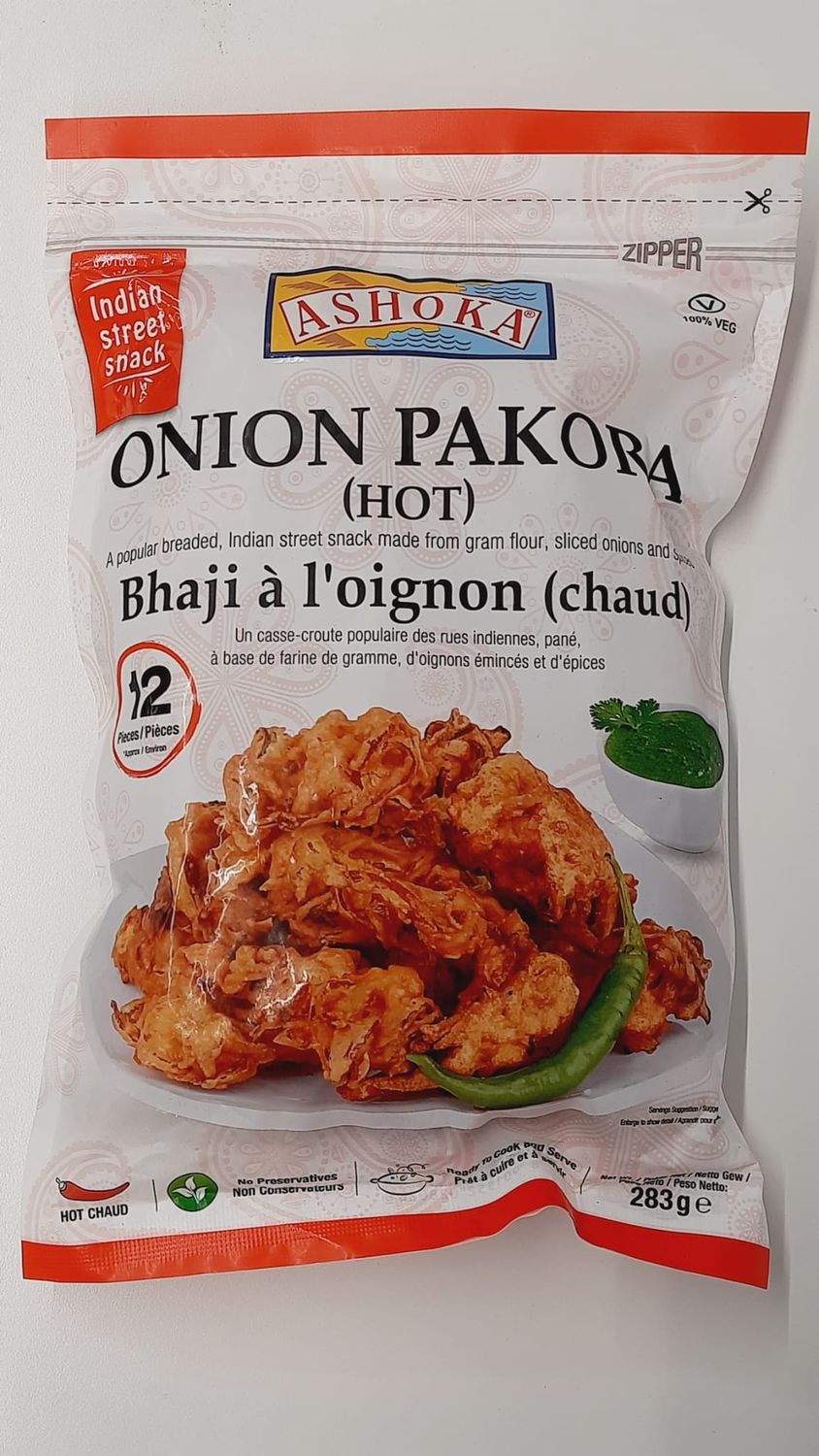 Ashoka Frozen - Onion Pakora hot 12pc