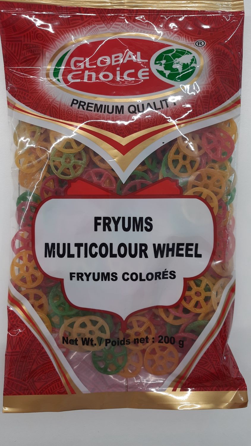 Global Choice - Fryums Multicolor Wheel 200g