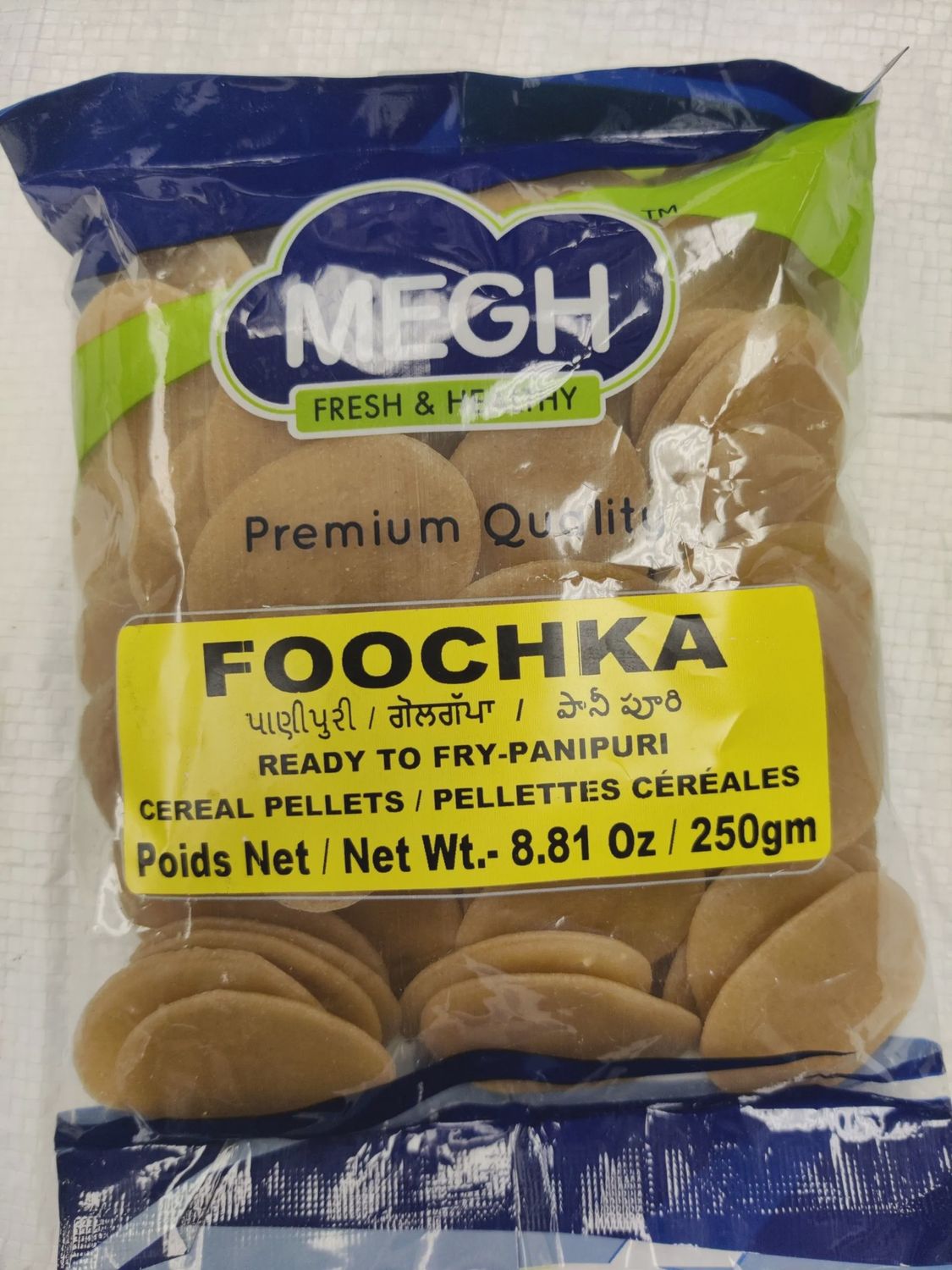 Megh - Ready To Fry Panipuri (Maida) 250g